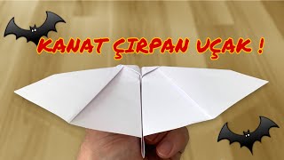 YARASA UÇAK YAPIMI  Kağıttan Kanat Çırpan Uçak Yapımı [upl. by Inilam653]