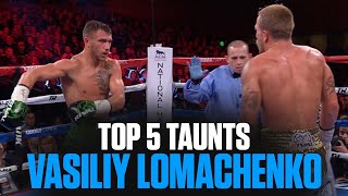 Lomachenkos Top 5 Taunts [upl. by Gschu992]