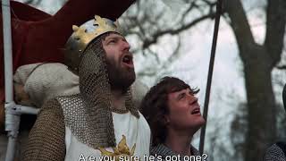 Monty Python and The Holy Grail  French Taunting Scene With Captions [upl. by Vijar]