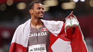 Andre De Grasse wins gold in 200m sprint [upl. by Jenilee446]