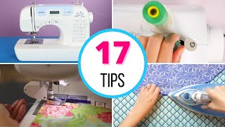 17 Very Basic Sewing Tips for Beginners [upl. by Ednil]