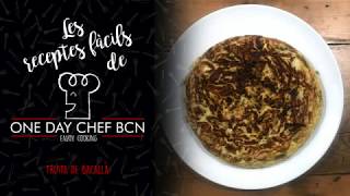 RECETAS FACILES Tortilla de bacalao al estilo de Martín Berasategui ¡Garrote [upl. by Idisahc710]