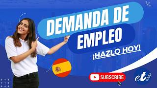 🖊 Cómo inscribirse como demandante de empleo  Paso a Paso [upl. by Millard]