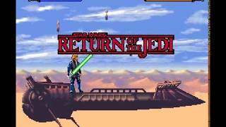 SNES Longplay 153 Super Star Wars Return of The Jedi [upl. by Heall]