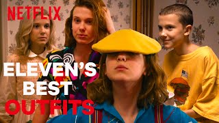 Elevens Best Outfits  Stranger Things [upl. by Mylander]