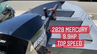 2020 99 Mercury 4 Stroke Top Speed amp Review [upl. by Morie843]