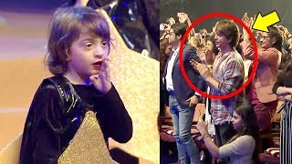 SRKs Son Abram Khans CUTE Dancing Video At School Shahrukh amp Daughter Suhana Cheering  abram khan [upl. by Ras411]