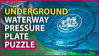 Underground Waterway Pressure Plate Chasm Puzzle Genshin Impact [upl. by Deeanne]