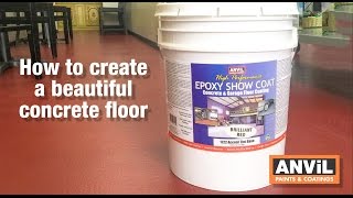 How to Apply Epoxy Coating to Concrete Floors [upl. by Bourke]