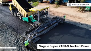 Vögele Super 21003 Tracked Paver [upl. by Enyamrahs]