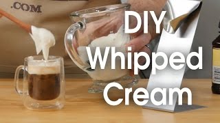 DIY whipped cream in 60 seconds [upl. by Maurreen]