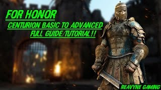 For Honor Centurion Realism Analysis pt1 [upl. by Teddman438]