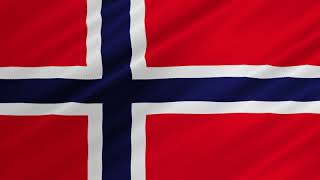 Flag of Norway Waving FREE TO USE [upl. by Kcaz]