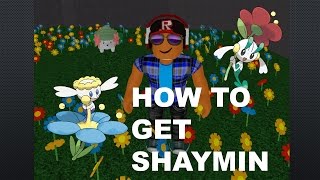 Pokémon Brick Bronze How to get Shaymin  Fly Shaymin [upl. by Neumark791]