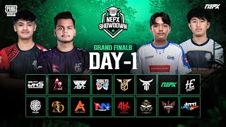 PUBG Mobile NEPX Showdown  Grand Finals Day 1 [upl. by Moya328]