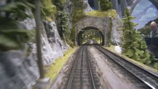 Cab ride on Mr Porsche ‘s very large model train layout [upl. by Joly]