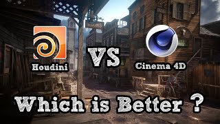 Houdini vs Cinema 4D which is better [upl. by Ahsiruam]