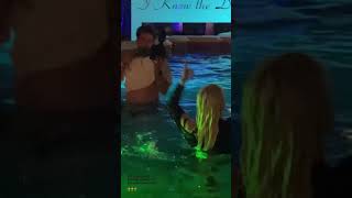 Billie Eilish celebrating in the pool quotHappier than everquot [upl. by Nadine119]