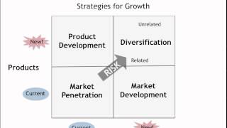 The Ansoff Matrix [upl. by Aramahs]