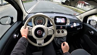 Fiat 500C Cabrio  POV Test Drive Fiat GoPRO driving [upl. by Selegna]