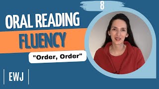 Oral Reading Fluency 8 quotOrder Orderquot  English Listening amp Speaking Practice [upl. by Dilisio]