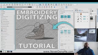 Learn How To Digitize Designs For Embroidery Machines 🤓  Step By Step Digitizing Tutorial 🧵  👍🏽 [upl. by Drawoh]