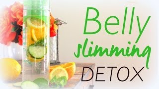 Natural Belly Slimming Detox Water Recipe [upl. by Lamp]