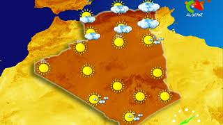 Météo Du vent et de la pluie pour aujourdhui Canal Algérie [upl. by Norel]