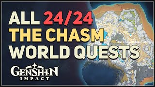 The Chasm All World Quests Genshin Impact [upl. by Cyrie]