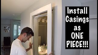 Is this the NEW WAY to INSTALL DOOR CASING [upl. by Martel]