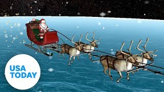 Follow Santas sleigh with NORADs Santa Tracker  USA TODAY [upl. by Martina599]