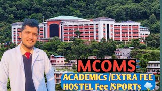 MCOMS🌟College Analysis  Academic  Extra Fee Ragging Explained 🌸 [upl. by Rialc]