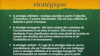 mintzberg les sources de formation de la strategique [upl. by Marabelle]