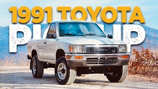 1991 Toyota Pickup Review  A Truck Packed with Character [upl. by Ymiaj]