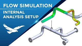 Internal Pipe Flow with SOLIDWORKS Flow Simulation [upl. by Oznarol]