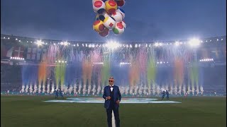 Andrea Bocelli perform ‘Nessun dorma’ at UEFA Euro 2020 Opening Ceremony at Olympic Stadium [upl. by Elauqsap885]