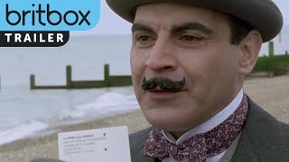 Poirot  Trailer  BritBox [upl. by Lenna380]