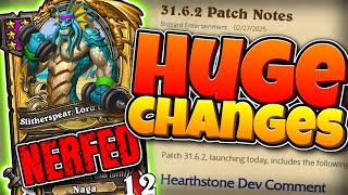 NEW PATCH 25 Card Changes  Hearthstone Battlegrounds [upl. by Nerw]