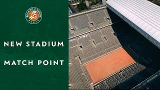 New Stadium  Match Point  RolandGarros 2021 [upl. by Anairuy]