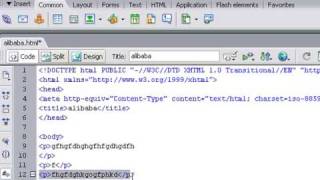 How To Build Website Dreamweaver Tutorials  Interface Lesson 1 [upl. by Emelyne]