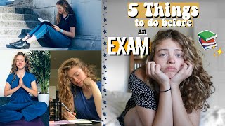 5 Things All Students Should Do Before an Exam instead of stress haha [upl. by Kaliski847]