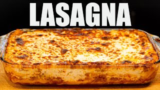 The Best Homemade Lasagna Recipe [upl. by Atiekan]