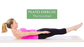 Pilates Exercise The Hundred  Pilates Anytime [upl. by Annawit]