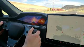 Tesla model S Plaid acceleration 0114mph [upl. by Lemaceon]