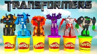 TRANSFORMERS ROBOTS IN DISGUISE Play Doh [upl. by Ellehcen]