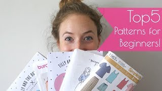 5 Sewing Patterns for Beginners  My recommendations [upl. by Hyacinthie]