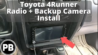 1996  2002 Toyota 4runner Stereo Install and Backup Camera [upl. by Moriah]