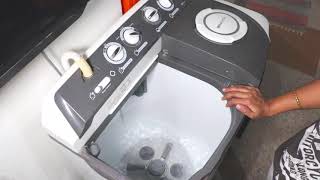 SUPER CLEANING I LG SemiAutomatic Top Loading Washing Machine [upl. by Shien]