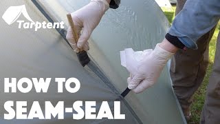 How to Seam Seal Your Tarptent [upl. by Atteinotna]