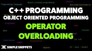 Operator Overloading in C Programming  C Programming for Beginners [upl. by Nnylatsirk986]